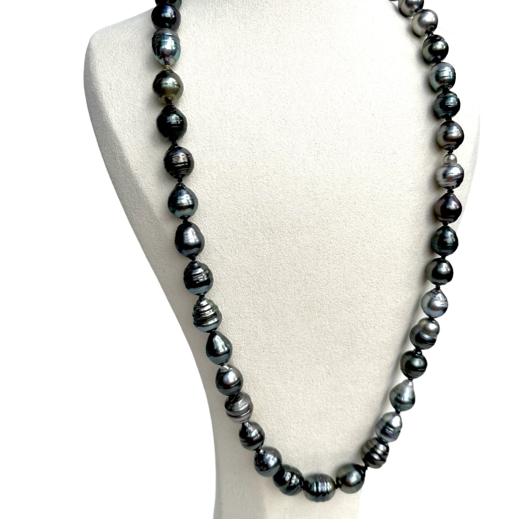 Long Tahitian Baroque Pearl Necklace 20''